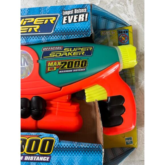 2002 Larami Super Soaker Squirt Toy Max-d 2000 Hasbro New Original Box NOS Vtg - Picture 3 of 5